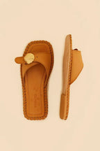 Sandália Rasteira Marrom