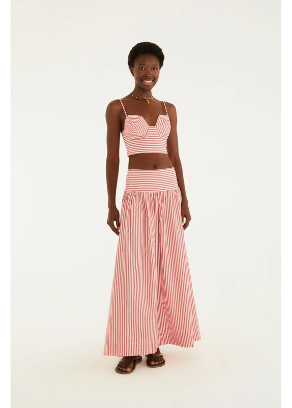 Saia Cropped Listra Palmas