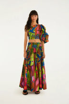 Saia Estampada Tropical Sound System