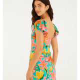 Vestido Curto Estampado Amor De Flor