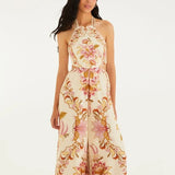 Macacão Estampado Jardim Majestoso