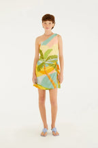 Vestido Curto Estampado Paisagem Carioca