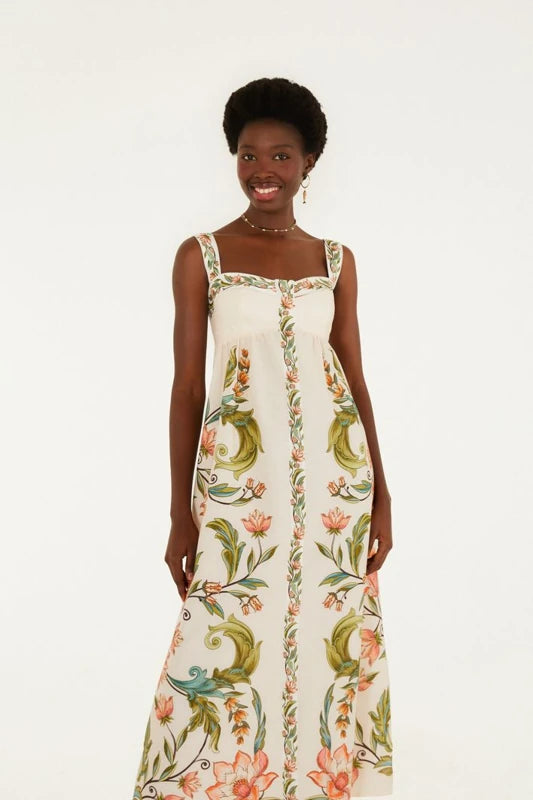 Vestido Cropped Estampado Natalia