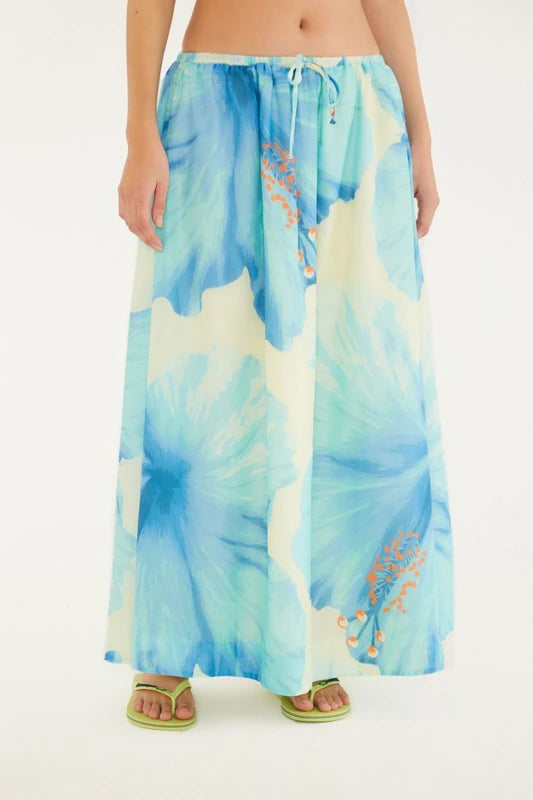 Saia Estampada Vestida De Flor