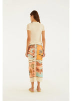 Saia Midi Tule Estampada Souvenir Rio