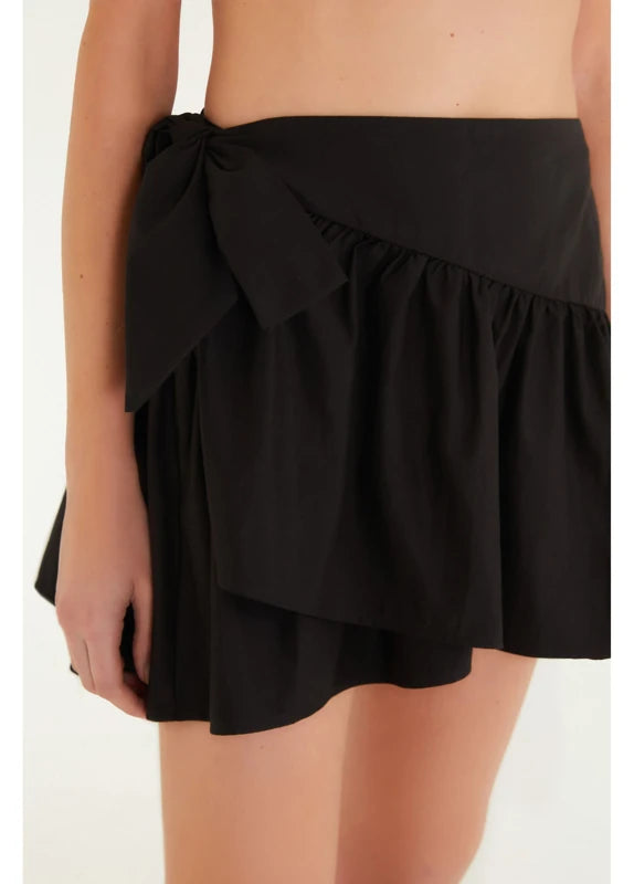 Saia Cintura Baixa Transpasse