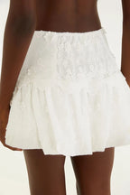 Saia Flores Balonê Linda