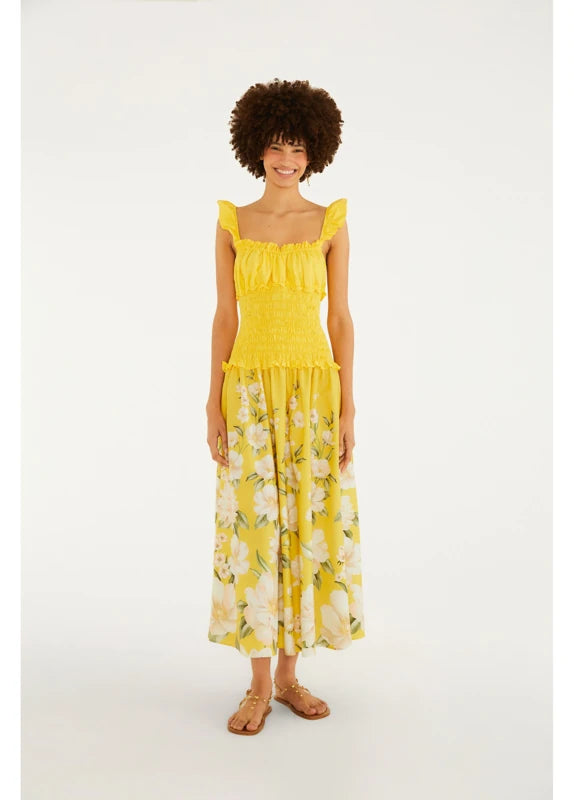 Vestido Cropped Estampado Gabrielle