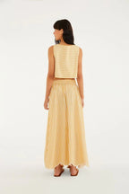 Saia Bordado Listra Camponesa