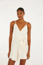 Macaquinho Bege Macrame