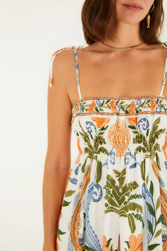 Vestido Curto Estampado Tina