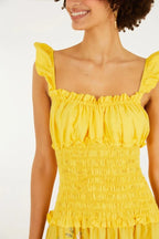 Vestido Cropped Estampado Gabrielle