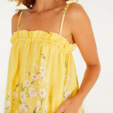 Vestido Curto Alças Estampado Gabrielle