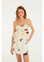 Saia Curta Estampada Coquetel Tropical