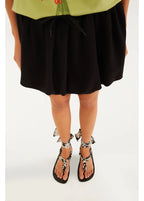 Sandália Rasteira Jelly Lenço