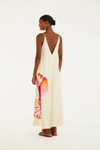 Macacão Cropped Estampado Amonita