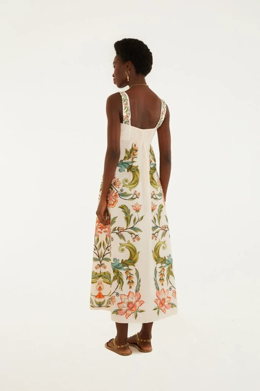 Vestido Cropped Estampado Natalia