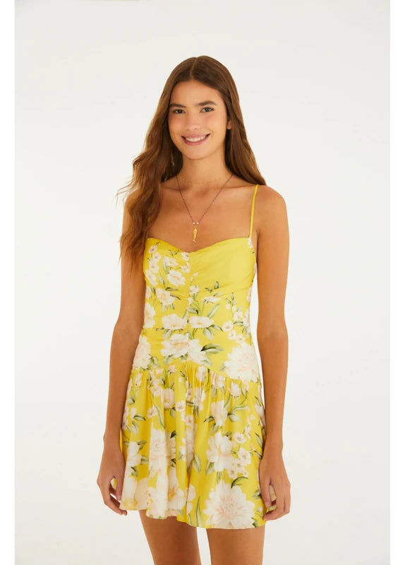 Vestido Curto Estampado Gabrielle