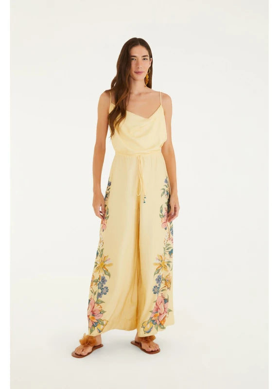 Macacão Estampado Maira Lenço