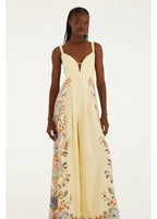 Macacão Pantalona Estampado Encanto Boho