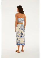 Saia Midi Estampada Aventureiro