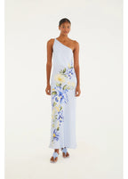 Vestido Cropped Estampado Orquidário