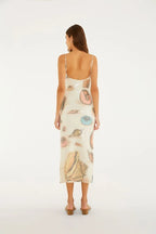 Vestido Sem Alças Paetê Souvenir Mar