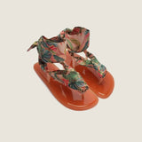 Sandália Rasteira Jelly Lenço