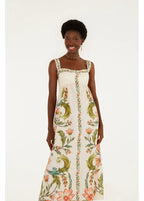 Vestido Cropped Estampado Natalia