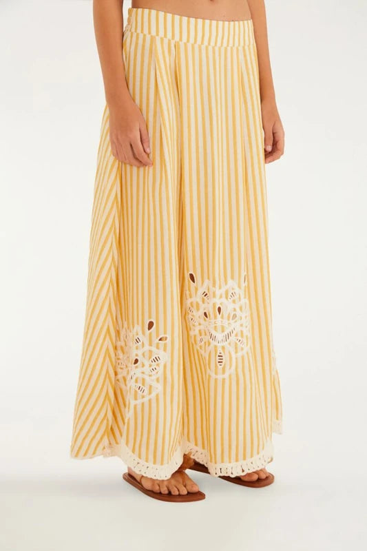 Saia Bordado Listra Camponesa