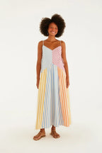 Vestido Alcinha Patch Fio Tinto