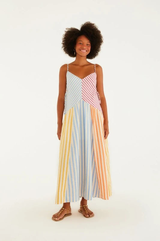 Vestido Alcinha Patch Fio Tinto