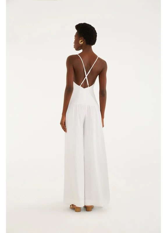 Macacão Botões Pantalona