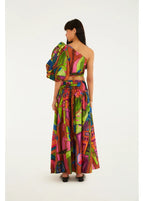 Saia Estampada Tropical Sound System