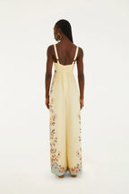 Macacão Pantalona Estampado Encanto Boho