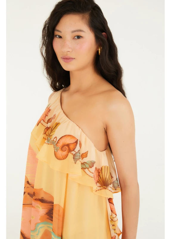 Vestido Ombro Só Estampado Souvenir Rio