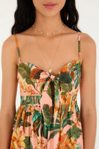 Vestido Marias Estampado Canto Dos Pássaros