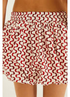 Saia Balonê Estampado Selo Praiano