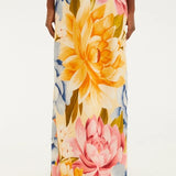 Saia Estampada Floral Rebeca