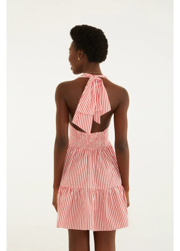 Vestido Curto Listra Palmas