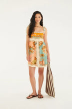 Vestido Curto Estampado Souvenir