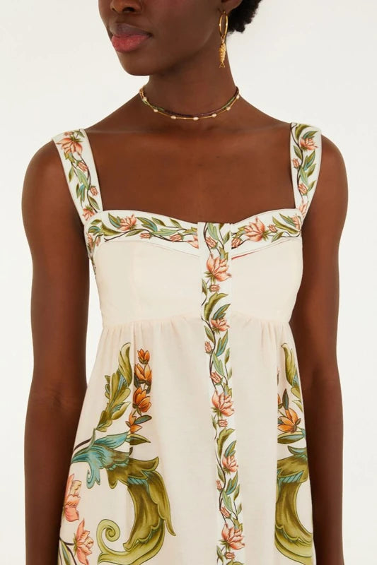 Vestido Cropped Estampado Natalia