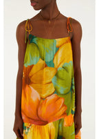 Vestido Longo Estampado Thalia