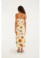 Vestido Longo Estampado Souvenir Mar