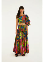 Saia Estampada Tropical Sound System