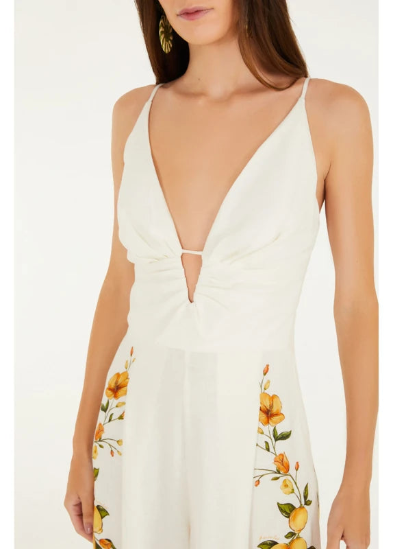 Macacão Estampado Bosque Chic