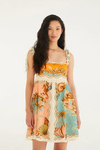 Vestido Curto Estampado Souvenir