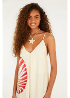 Macacão Cropped Estampado Amonita