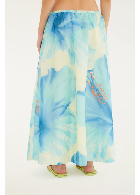 Saia Estampada Vestida De Flor