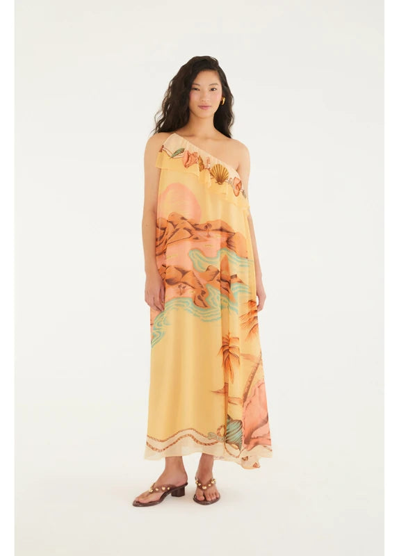 Vestido Ombro Só Estampado Souvenir Rio